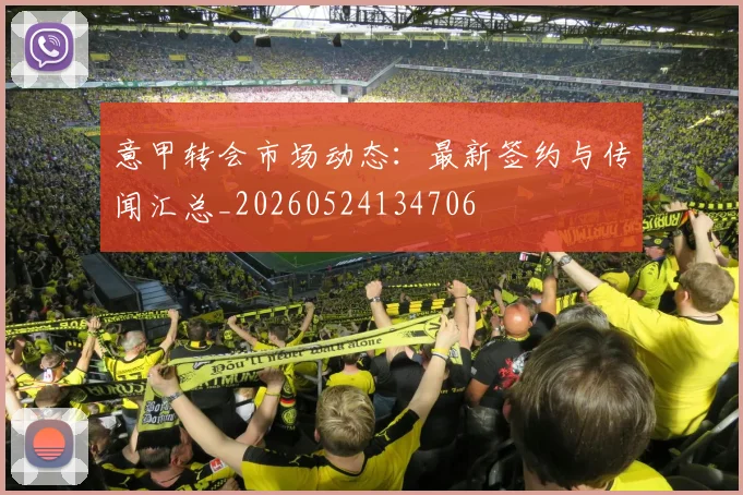 意甲转会市场动态：最新签约与传闻汇总_20260524134706